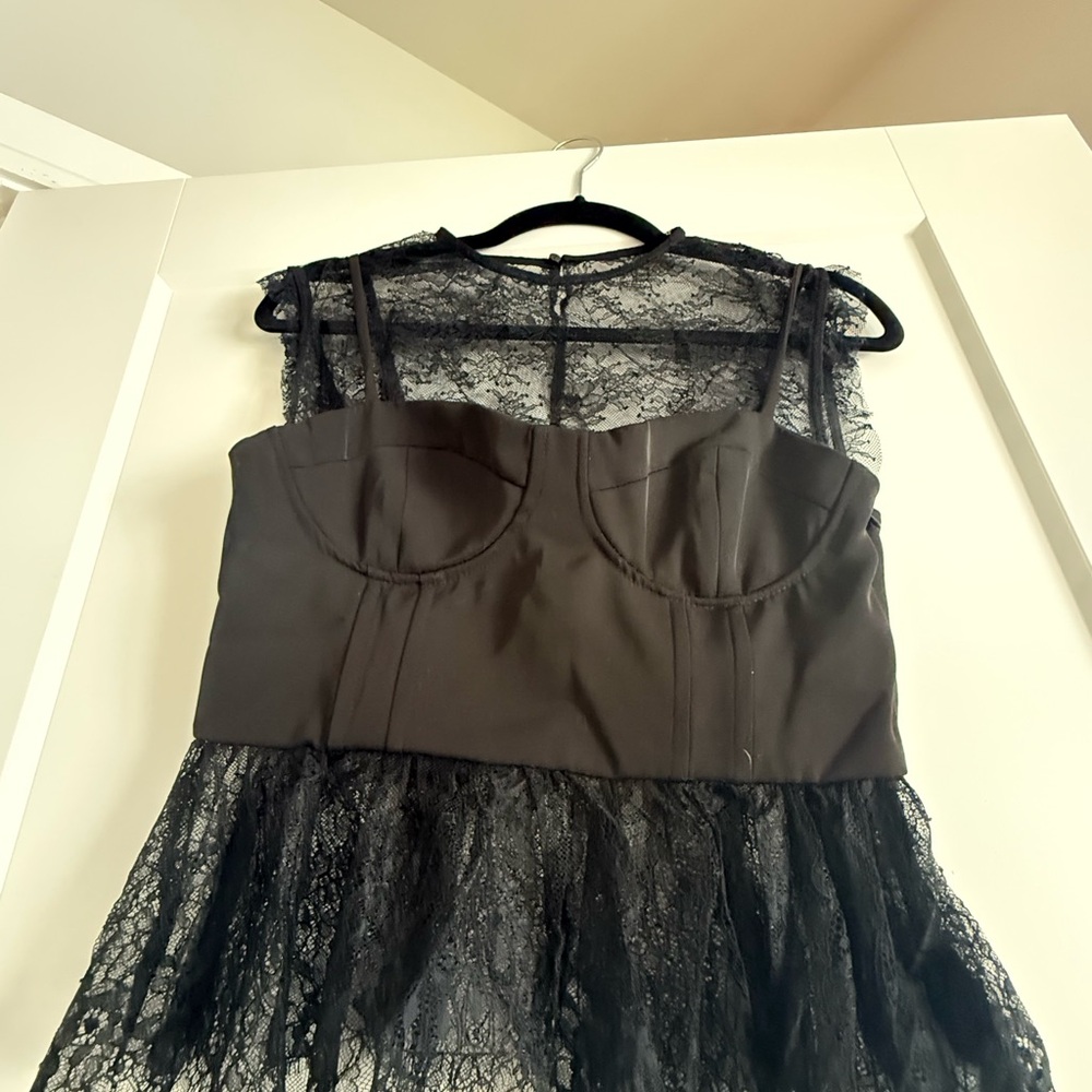 Black Lace Blouse